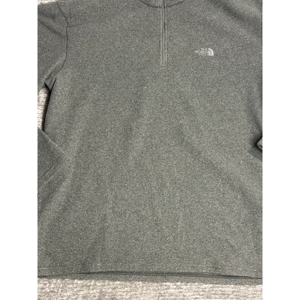 VINTAGE The North Face Quarter Zip Fleece Pullover Men's XXL Gray Outdoor Jacket